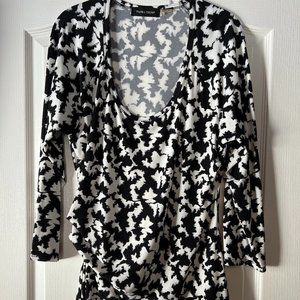 Ivanka Trump Deep U-Neck Blouse